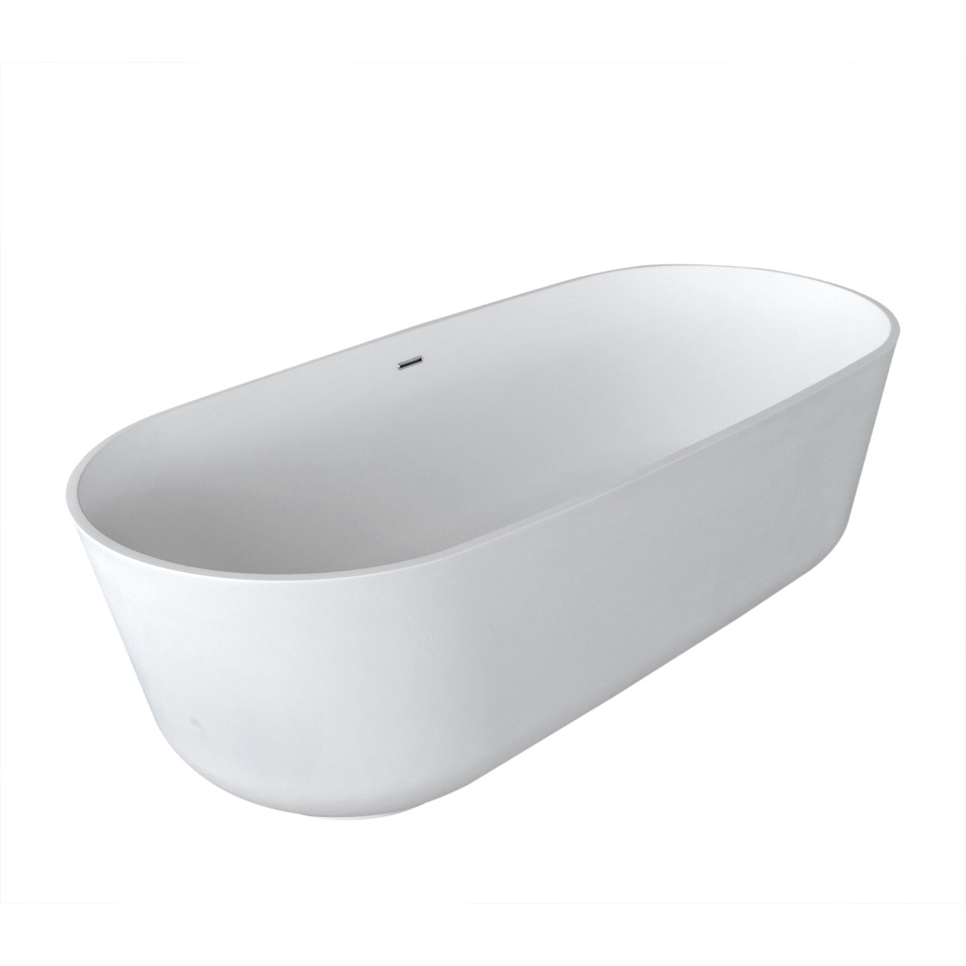 Atlantis Whirlpools Asaro 32 x 71 Artificial Stone Freestanding Bathtub 7131ASSXCWXX