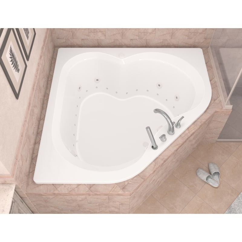 Atlantis Whirlpools Cascade 60 x 60 Corner Jetted Bathtub 6060CD