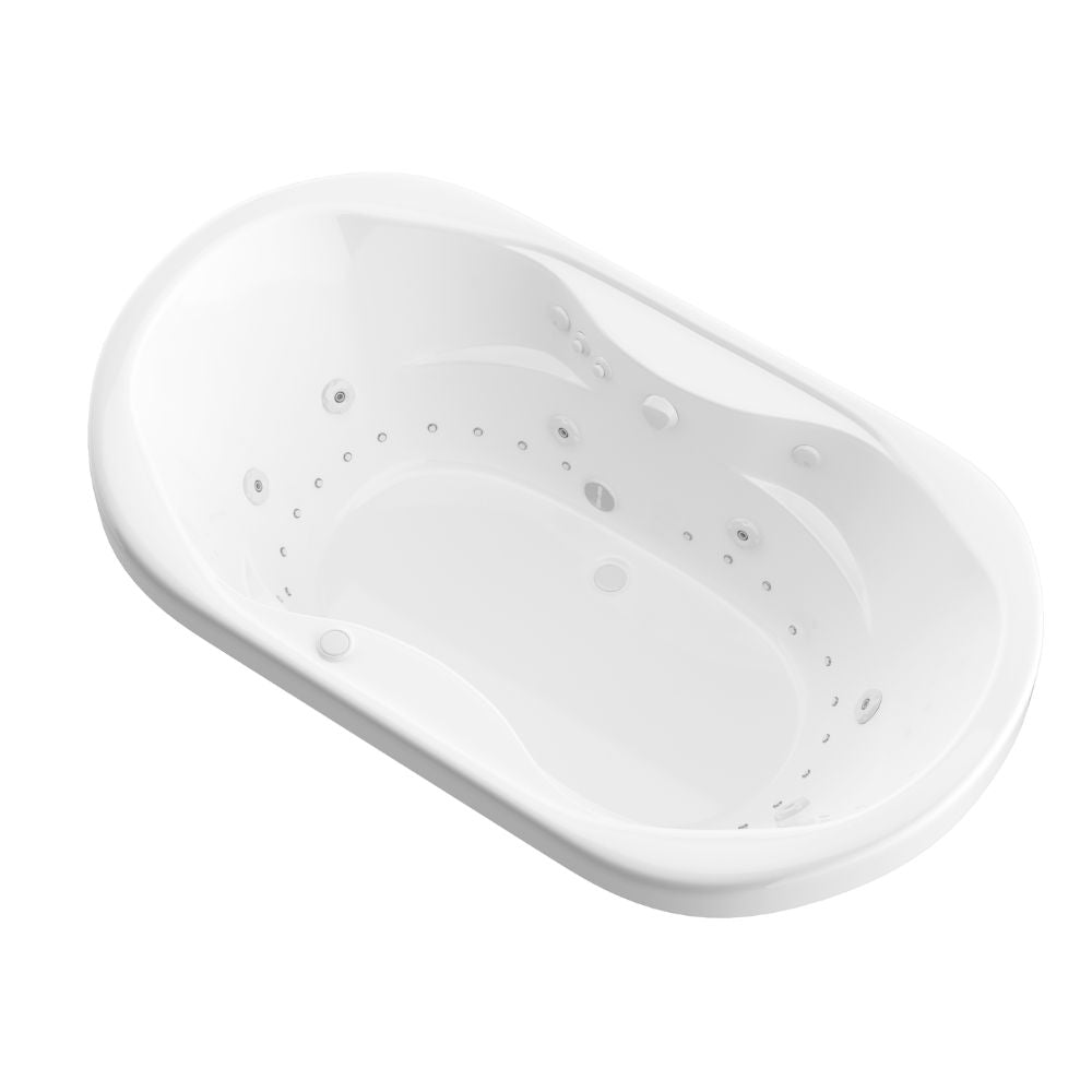 Atlantis Whirlpools Indulgence 41 x 70 Oval Jetted Bathtub 4170I