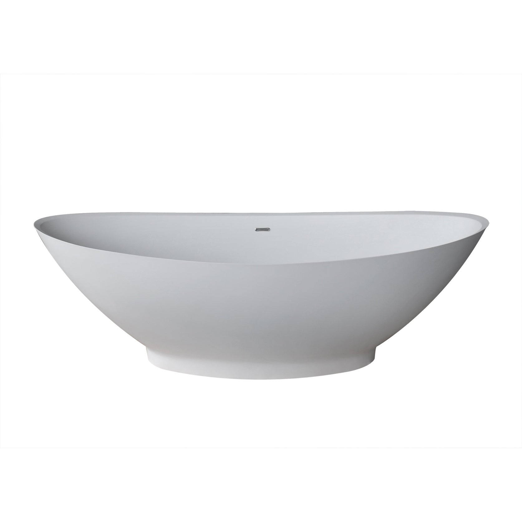 Atlantis Whirlpools Lucea 34 x 73 Artificial Stone Freestanding Bathtub 7233LCSXCWXX