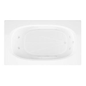 Atlantis Whirlpools Polaris 42 x 66 Rectangular Bathtub 4266P