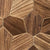 EmotionWood Hexagon Brushed Abachi-Yakisugi Wood Wall Panel EW31003