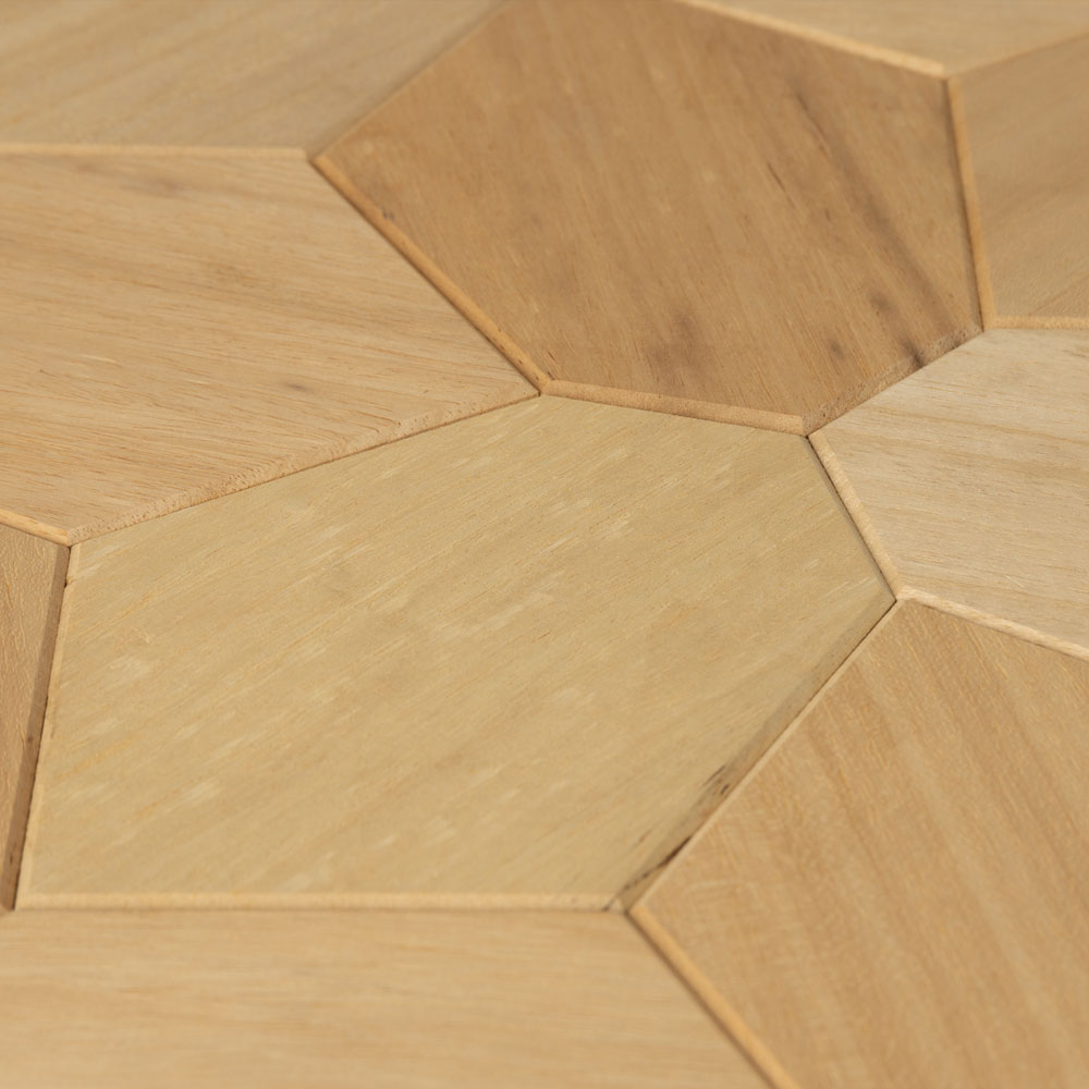 EmotionWood Hexagon Abachi Wood Wall Panel EW31006