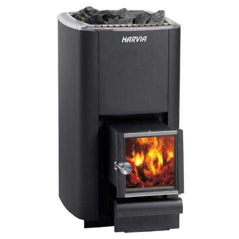 Harvia M Series 16.5kW Wood Sauna Stove with Exterior Feed - M3 SL - WKM3SL