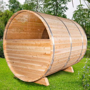 Dundalk Canadian Timber Tranquility MP Barrel Sauna CTC2345MPW