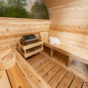 Dundalk Canadian Timber Tranquility MP Barrel Sauna CTC2345MPW