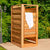 Dundalk Cloudburst Outdoor Shower - Clear Red Cedar 550S