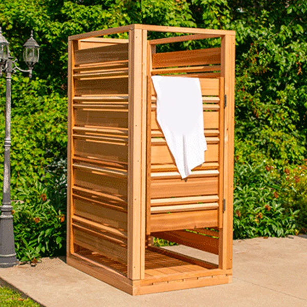 Dundalk Cloudburst Outdoor Shower - Knotty Red Cedar 552S