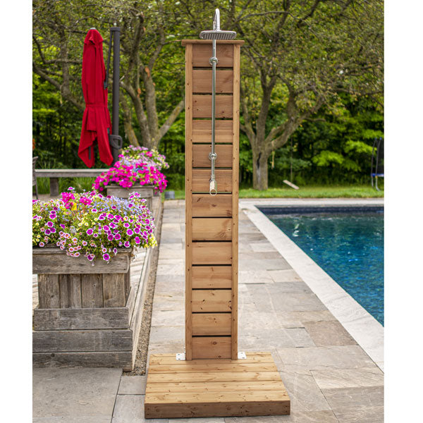 Dundalk Sunlight Outdoor Shower - Knotty Red Cedar 512S