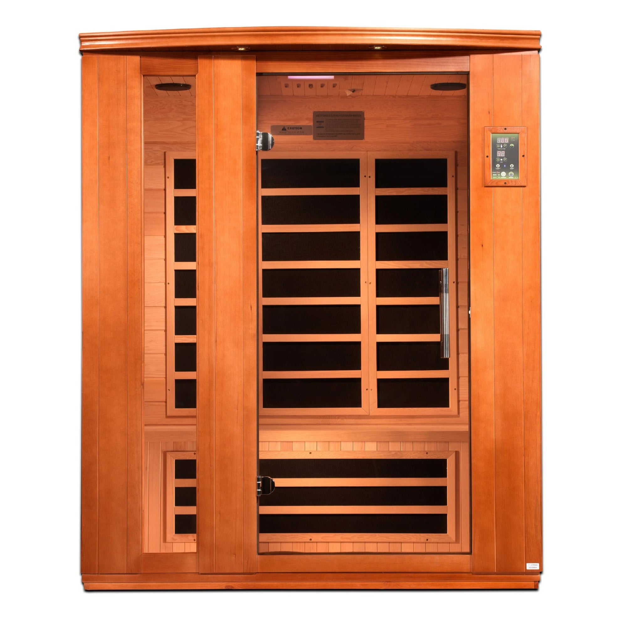 Dynamic Lugano 3-person Ultra Low EMF FAR Infrared Sauna DYN-6336-02 Elite