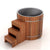 Golden Design Dynamic Cold Therapy Cedar Barrel Spa – Stainless Steel (Tub Only) DCT-B-042-SSPC