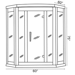 Maxxus 3 Person Full Spectrum Infrared Sauna - Canadian Red Cedar MX-M356-01-FS CED