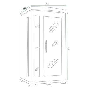 Golden Design Pro 6 Madison 1-2 Person Near Zero EMF FAR Infrared Sauna (2025 Edition) P6-H106-02