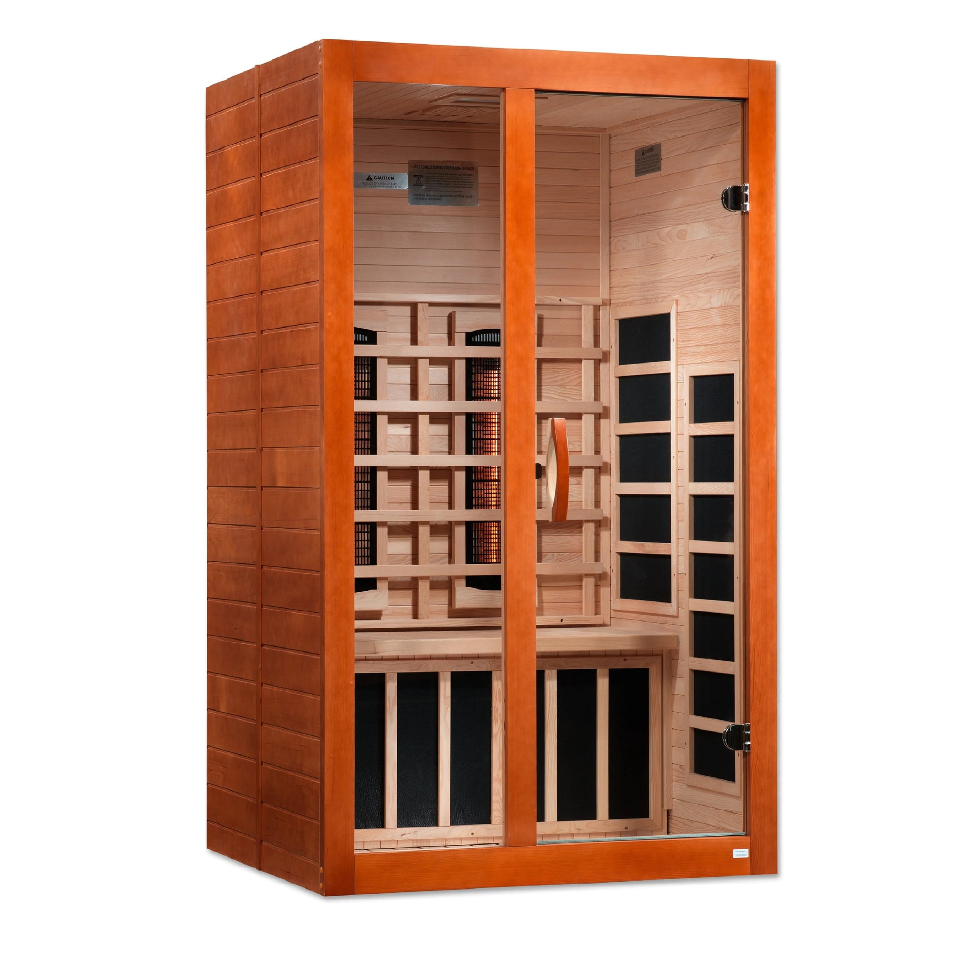 Golden Design Santiago 2 Person Full Spectrum Infrared Sauna – Canadian Hemlock DYN-6209-03 FS