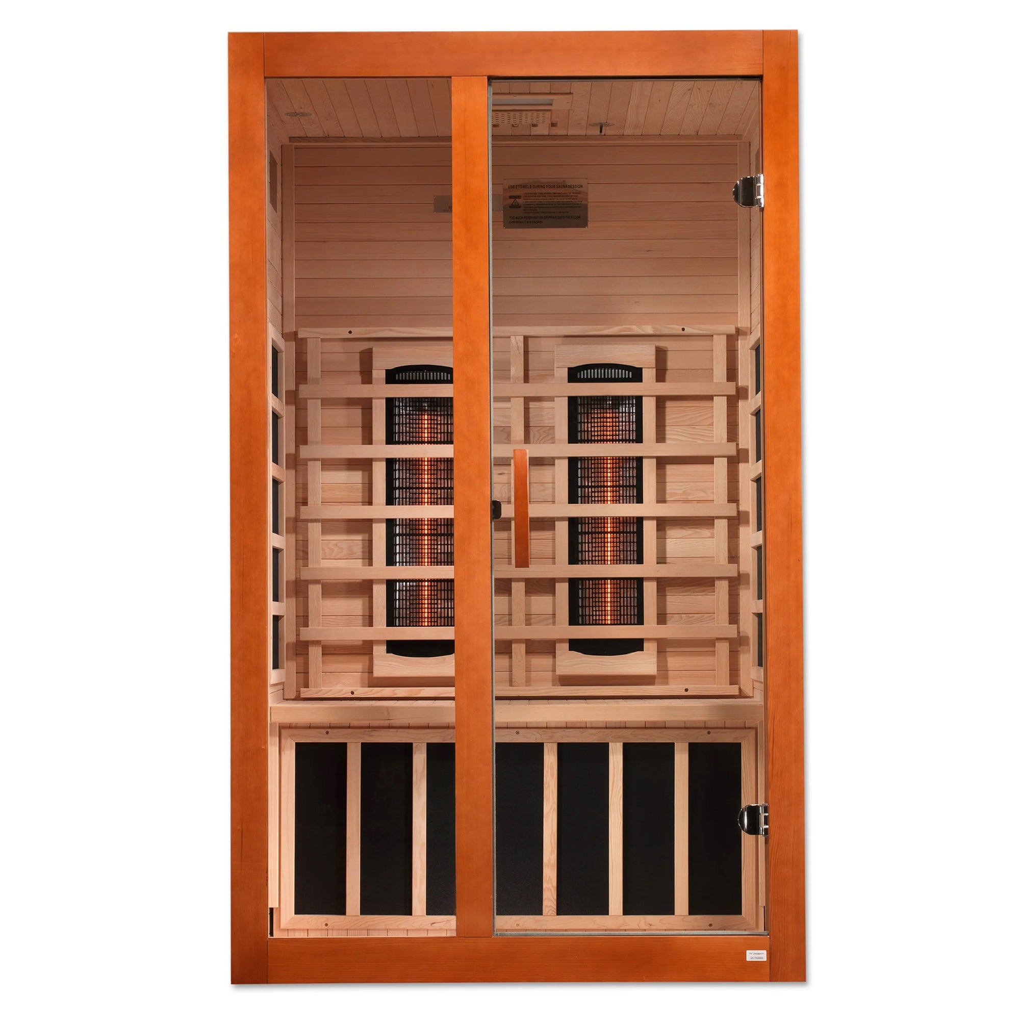 Golden Design Santiago 2 Person Full Spectrum Infrared Sauna – Canadian Hemlock DYN-6209-03 FS