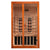 Golden Design Santiago 2 Person Full Spectrum Infrared Sauna – Canadian Hemlock DYN-6209-03 FS