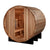 Golden Designs "Arosa" 4 Person Barrel Traditional Sauna - Pacific Cedar GDI-B004-01