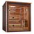 Golden Designs Drammen 3 Person Outdoor-Indoor Traditional Sauna Canadian Red Cedar Interior GDI-8203-01