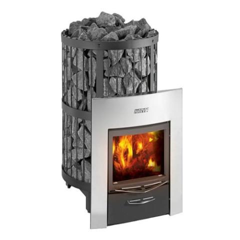 Harvia Legend Series 240 Duo Sauna Wood Burning Stove/Fireplace Combo WK240LDLUX