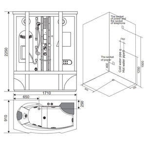 Mesa Steam Shower WS-807A