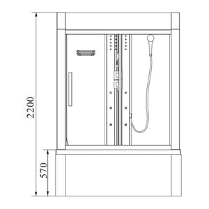 Mesa Yukon Steam Shower WS-501