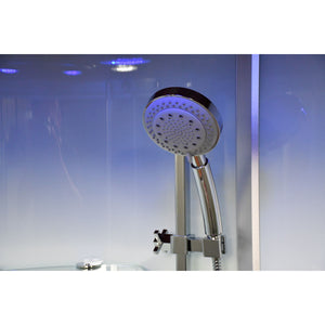 Platinum 2 Person Corner Steam Shower in White | 47” x 47” x 89” DZ962F8 WHITE