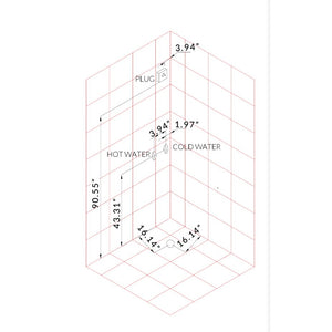 Platinum Corner Steam Shower | 35” x 35” x 87” DZ934