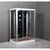 Platinum Free-Standing Steam Shower for Two | 59” x 35” x 87” DZ-956F8-Black