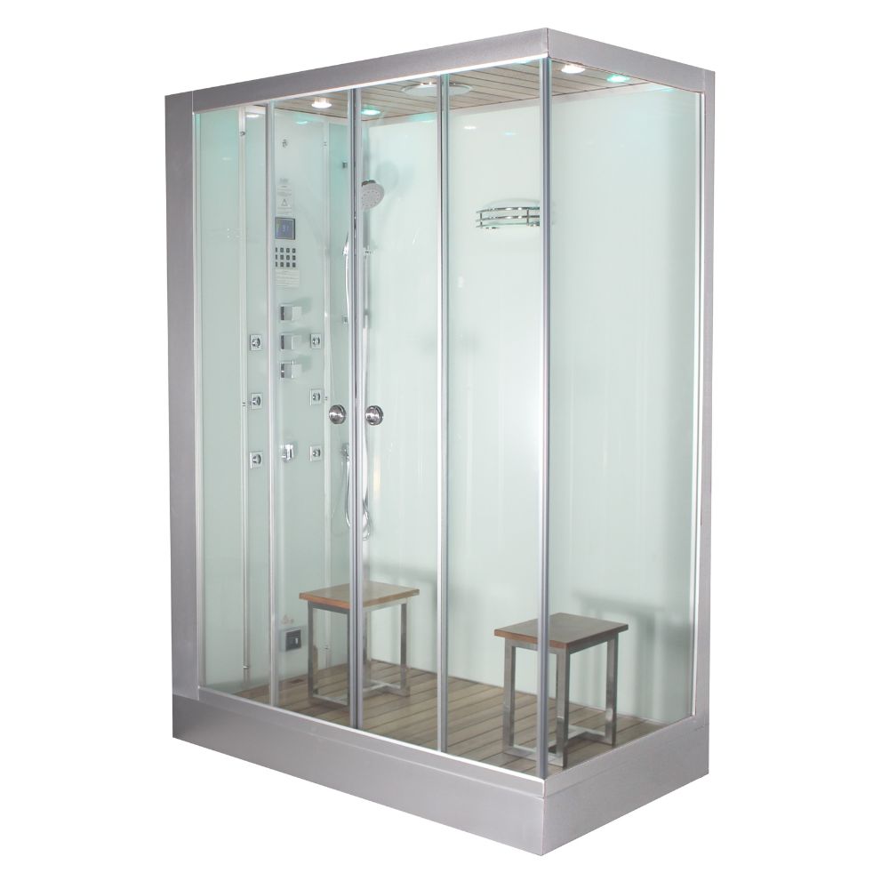 Platinum Walk-In Steam Shower | 59” x 35.4” x 89” DZ961F8