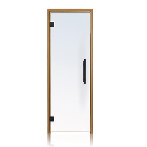 Prosaunas 24x81 Clear Glass Thermo-Aspen Frame Sauna Door