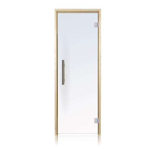 Prosaunas 24x81 Clear Glass with Aspen Frame Sauna Door