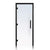 Prosaunas 36x81 Clear ADA Glass with Black Alder Frame Sauna Door