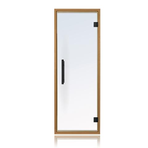 Prosaunas 24x73 Clear Glass with Thermo Aspen Frame Sauna Door