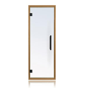 Prosaunas 24x73 Clear Glass with Thermo Aspen Frame Sauna Door