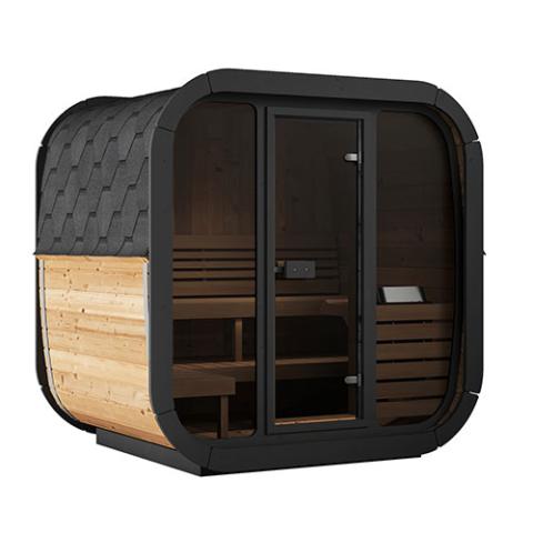 SaunaLife Outdoor Home Cube-Series 4-Person Sauna Kit SL-CL5G