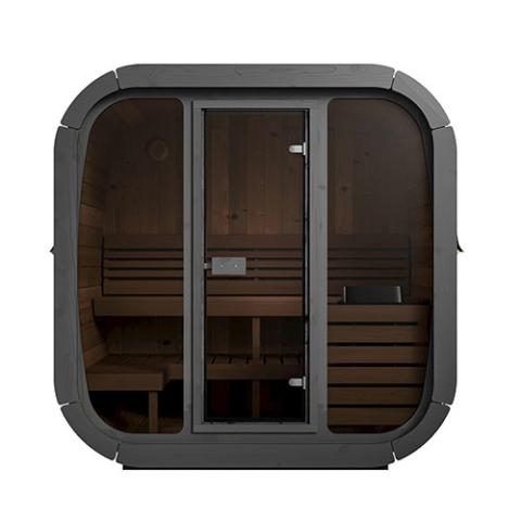 SaunaLife Outdoor Home Cube-Series 4-Person Sauna Kit SL-CL5G