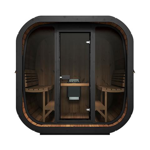 SaunaLife Cube-Series Outdoor Home 6-Person Sauna Kit SL-CL7G