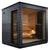 SaunaLife Model G6 Pre-Assembled Outdoor Home Sauna - 5 Person