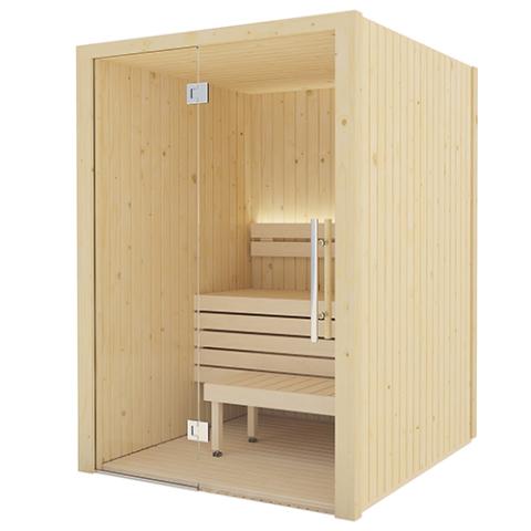 SaunaLife 60" x 60" x 80" Model X2 - 2-Person Indoor Sauna