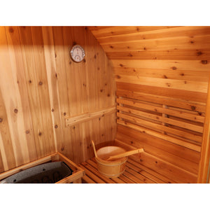 SunRay Galley 4-Person Traditional Barrel Sauna 400SH