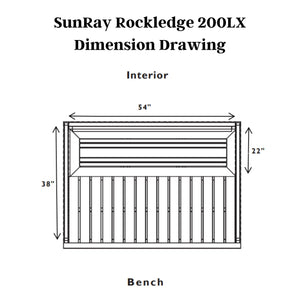 SunRay Rockledge 2-Person Indoor Traditional Sauna 200LX