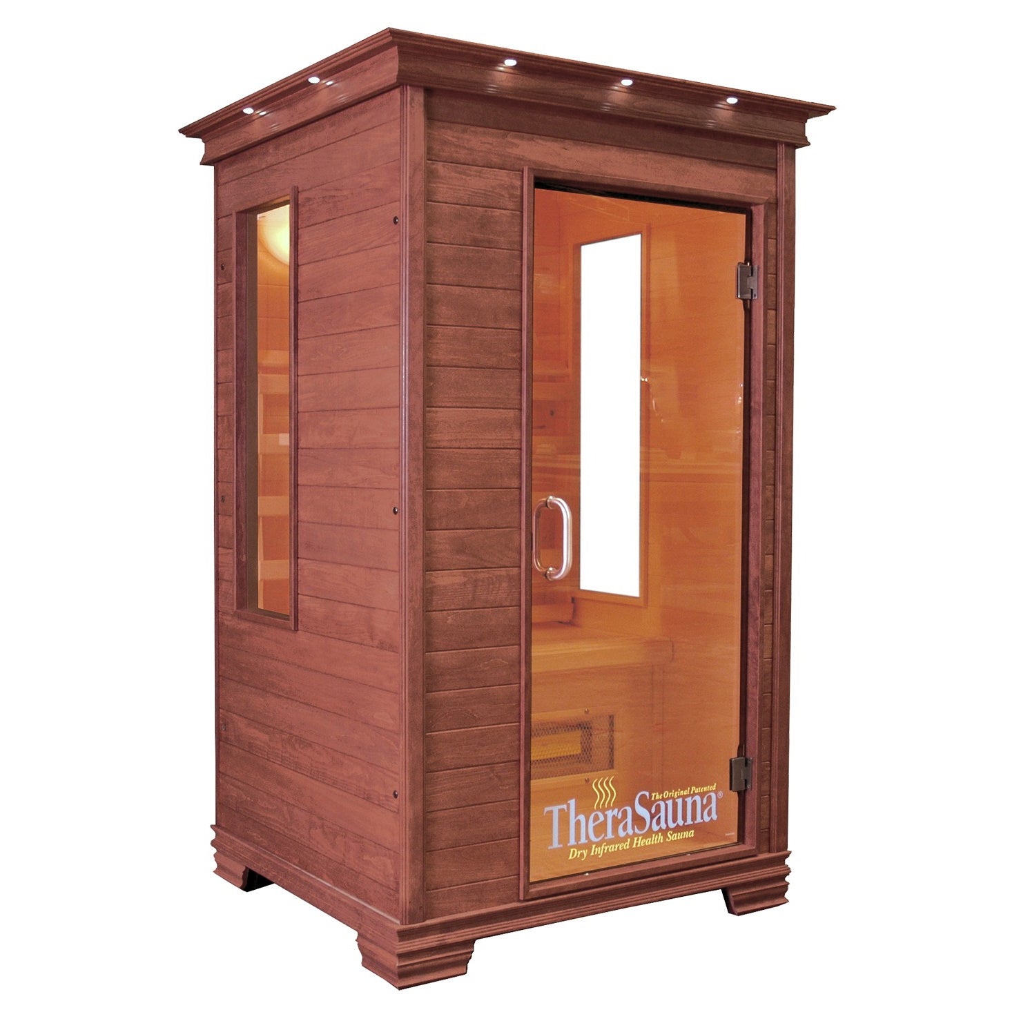 TheraSauna One -Two Person FAR Infrared Sauna in Warm Mahogany TS4746WM