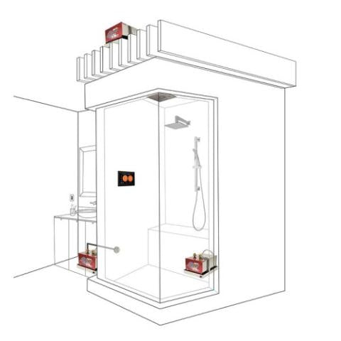 ThermaSol 10kW PROIII-240 PRO Series II Ultimate Steam Shower Generator with Fast Start, PowerFlush and Smart Steam