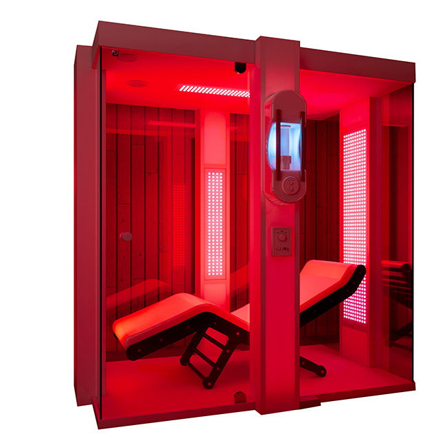 Halotherapy Solutions Vitality Booth Plus Salt Therapy and Red Light Therapy