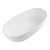 ALFI 59-Inch Oval White Solid Surface Freestanding Resin Soaking Bathtub with Built-in overflow AB9975 - Smooth Resin Composite Material With a Matte Finish - Vital Hydrotherapy