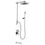 Anzzi Byne 1-Handle 1-Spray Tub and Shower Faucet with Euro-grip Handheld Sprayer - Heavy Rain Showerhead - Polished Chrome Finish - SH-AZ013 - Vital Hydrotherapy