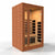 Dynamic Cardoba 2-Person Full Spectrum Near Zero EMF (Under 2MG) FAR Infrared Sauna (Canadian Hemlock) DYN-6203-02 FS - Full 2 person capacity - PureTech™ Near Zero EMF - FAR IR Carbon Panels - Natural Reforested Canadian Hemlock wood construction - Clear Tempered glass door and with side Windows - Interior Chromotherapy Color Lighting System - Interior LED control panels - Bluetooth and MP3 auxiliary connection with built in speakers - Vital Hydrotherapy