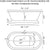 Cambridge Plumbing Double Ended Hand Painted Acrylic Clawfoot (Oil Rubbed Bronze) Bathtub ADE-DH-ORB-CB - Vital Hydrotherapy