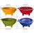 Orange, Red wine, Olive green, Dark blue  ALFI FireHotTub The Round Fire Burning Portable Outdoor Hot Bath Tub made of acrylic and reinforced with a fiberglass core, Flat feet and ledge in a white background