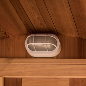 Dundalk Canadian Timber Harmony 4 Person White Cedar Sauna CTC22W - Light bulb - Vital Hydrotherapy